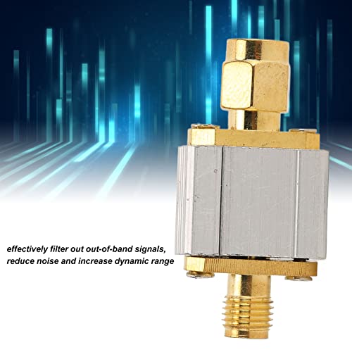 2450Mhz Bandpass Filter, Metal Prevent Interference Band Pass Filter 24K Gold Plating 50 Ohms For Zigbee For Bluetooth #TOP2