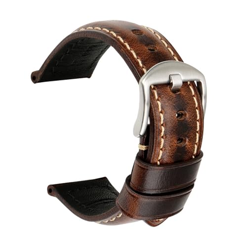 vXgbvuXbgvANZT[ 20 ~[g 22 ~[g 24 ~[gBe[Wvvohvoh (Color : Dark Brown S, Size : 24mm)
