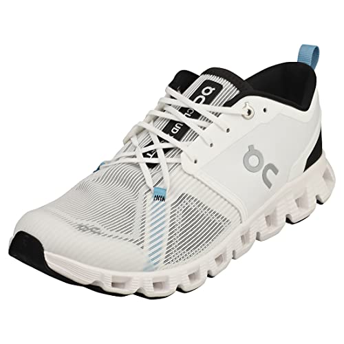 On Men's Cloud X 3 Shift Sneakers, White/Black, 7.5 Medium US