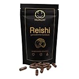 NUALAT Extracto de Reishi, Ganoderma Lucidum, Cápsulas Vegetales, Para Descanso, Inmunidad y Equilibrio Emocional, Extracto Natural de Seta Reishi, 420mg