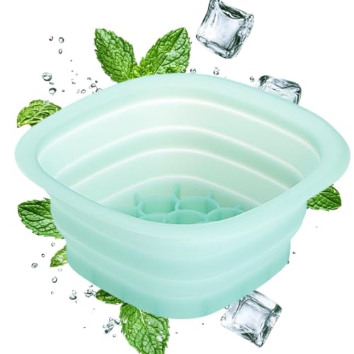 Cuenco de hielo para la cara de silicona y antifugas que refresca y cuida tu piel 2