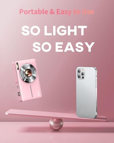 Digital Camera, FHD 1080P Point and Shoot Kids Camera,