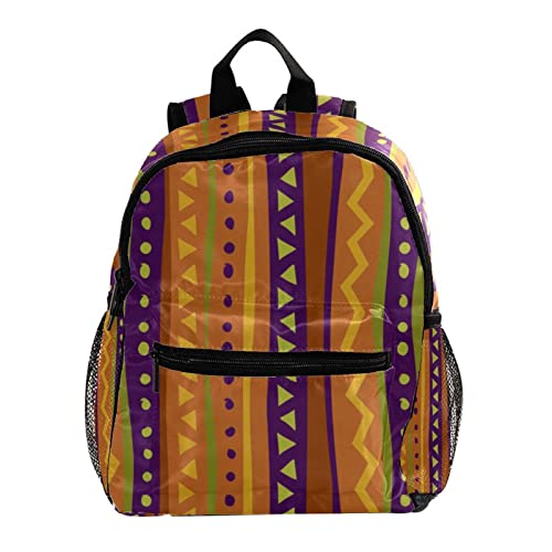 Sac à dos à motif géométrique ergonomique pour soulager le dos à l'école