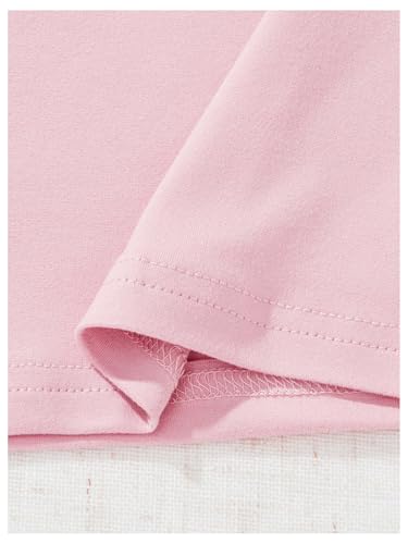 Verdusa Girl's Letter Print Graphic Tees Cute Short Sleeve T Shirt Summer Tops4