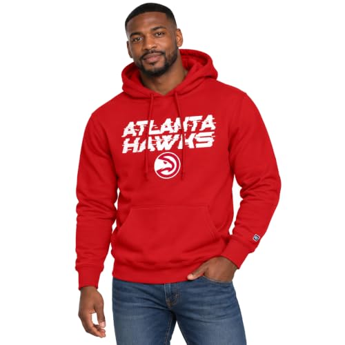 Blue 84 Atlanta Hawks NBA Officially Licensed Hooded Sweatshirt Classic, Team Color, Large