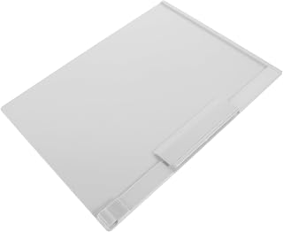Portable A4 Writing Clipboard with Document Clip and Paper File Organizer, Small Office Clipboard for Meetings and File Storage, Gray Writing Board for Conference and Document