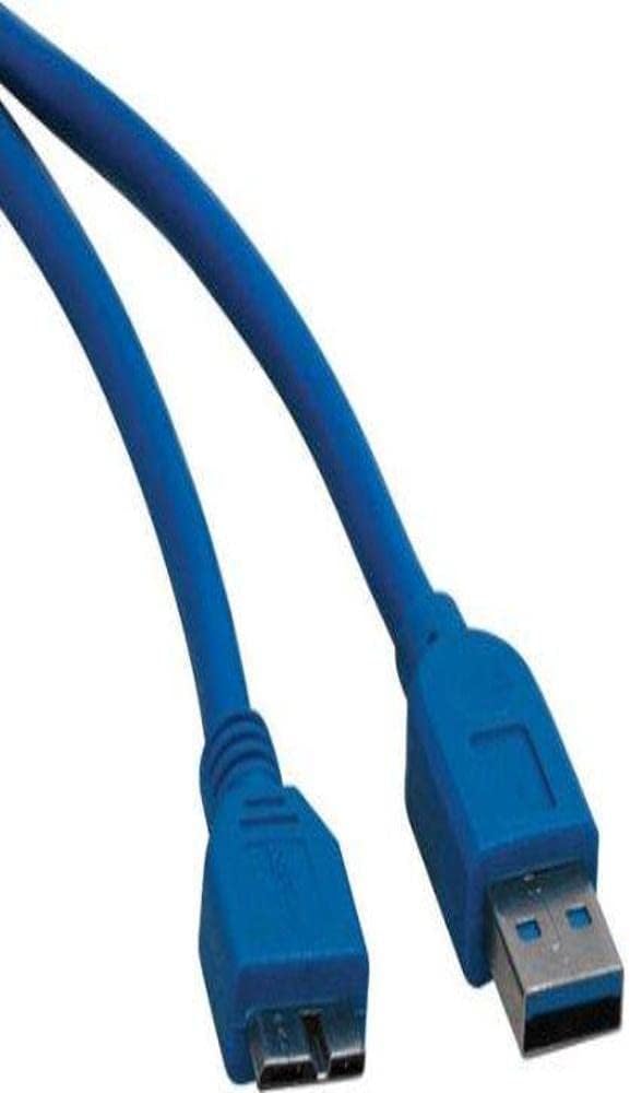 Tripp Lite U326-006 USB 3.0 Super Speed 5Gbps (A Male to Micro B Male) Device Cable (6 Feet, Blue)
