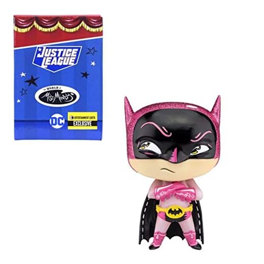 DC Comics The World of Miss Mindy Blue Batman-staty (rosa)