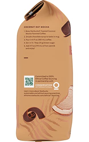 Image of Starbucks Flavored Ground Coffee (Toasted Coconut Mocha, 17 oz (Pack of 4)), Pack of 1