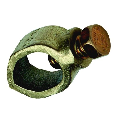 Sigma Electric, Copper Sigma Engineered Solutions ProConnex 49162 Ground Rod Clamp 1/2-Inch Conduit Fitting, 1-Pack, Size