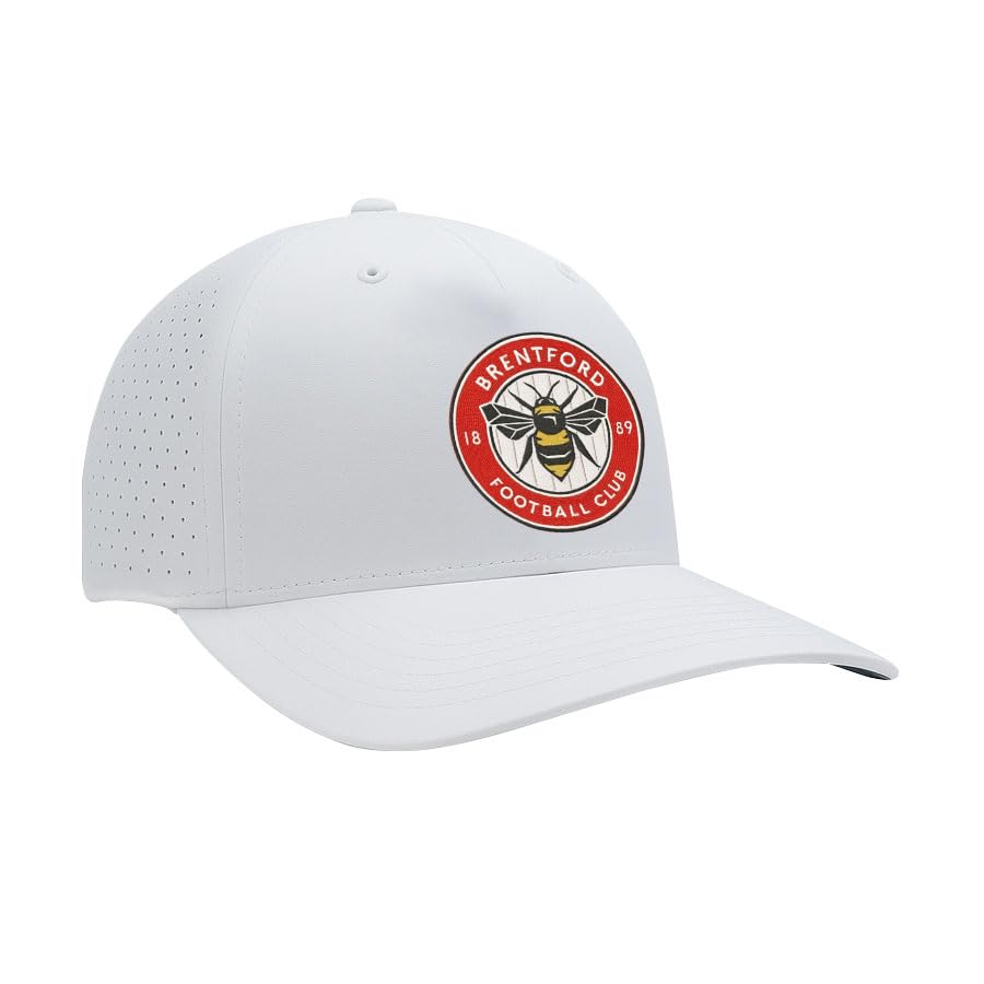 Brentford FC Soccer Premium High Point Hat - White miniatura 4