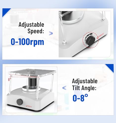 FOUR E'S SCIENTIFIC Lab Shaker, 3D Compact Rotator 0-100rpm Variable Speed by FOUR E'S SCIENTIFIC - Used condition - Image 2
