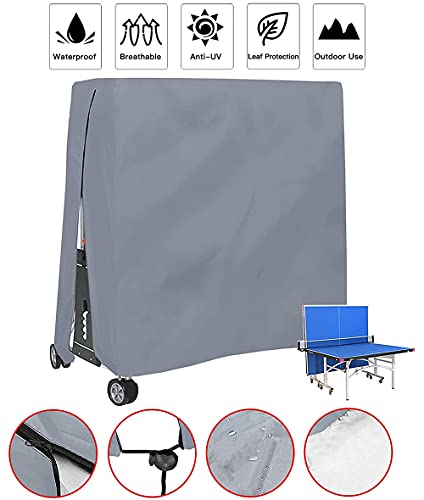 Housse table ping-pong imperméable 210D résistante pour intérieur extérieur - 7