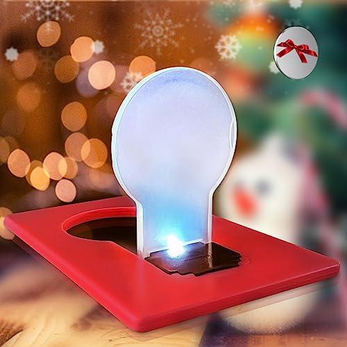 Mini lampe de poche LED rouge blanche pliable pour sac et éclairage nomade, 20x