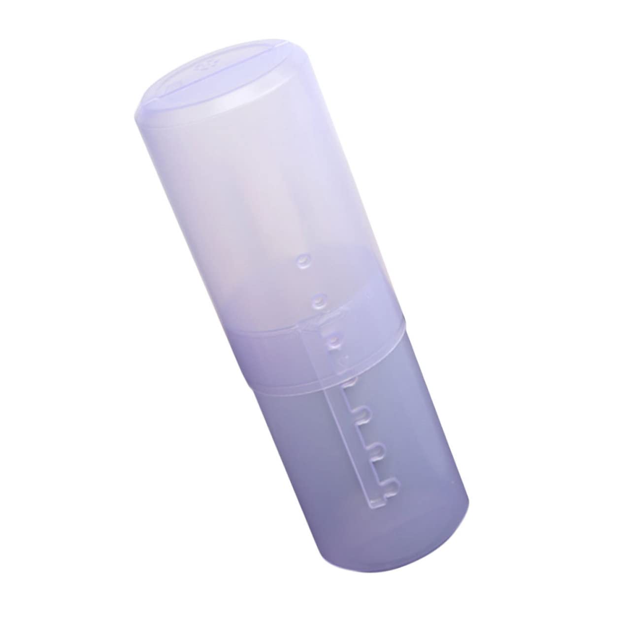 Ipetboom 1Pc Multipurpose Makeup Storage Box Travel Makeup Brush Organizer Convenient Brush Holder with Dust Cover for Home the Go for Your Bag