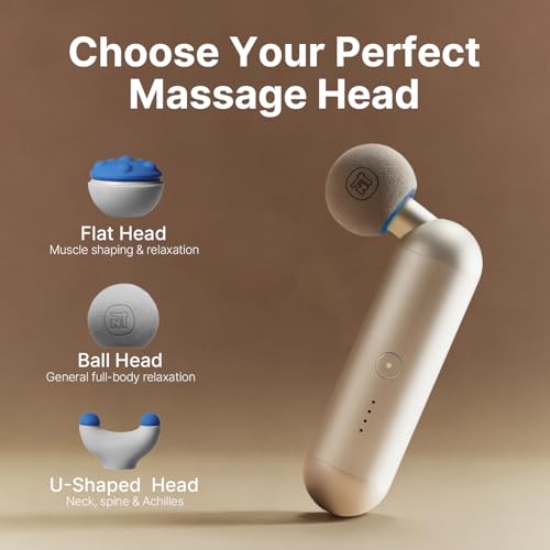 Image of ZDEER Mini Massage Gun, Deep Tissue Muscle Massager, Gifts for Men Women | 4 Speeds, Ultra-Quiet, Handheld, For Home, Office & Travel