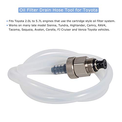 Oil Filter Drain Hose Tool for Toyota, Lexus, Scion 2.0L - 5.7L Engines by Yoursme - Image 3