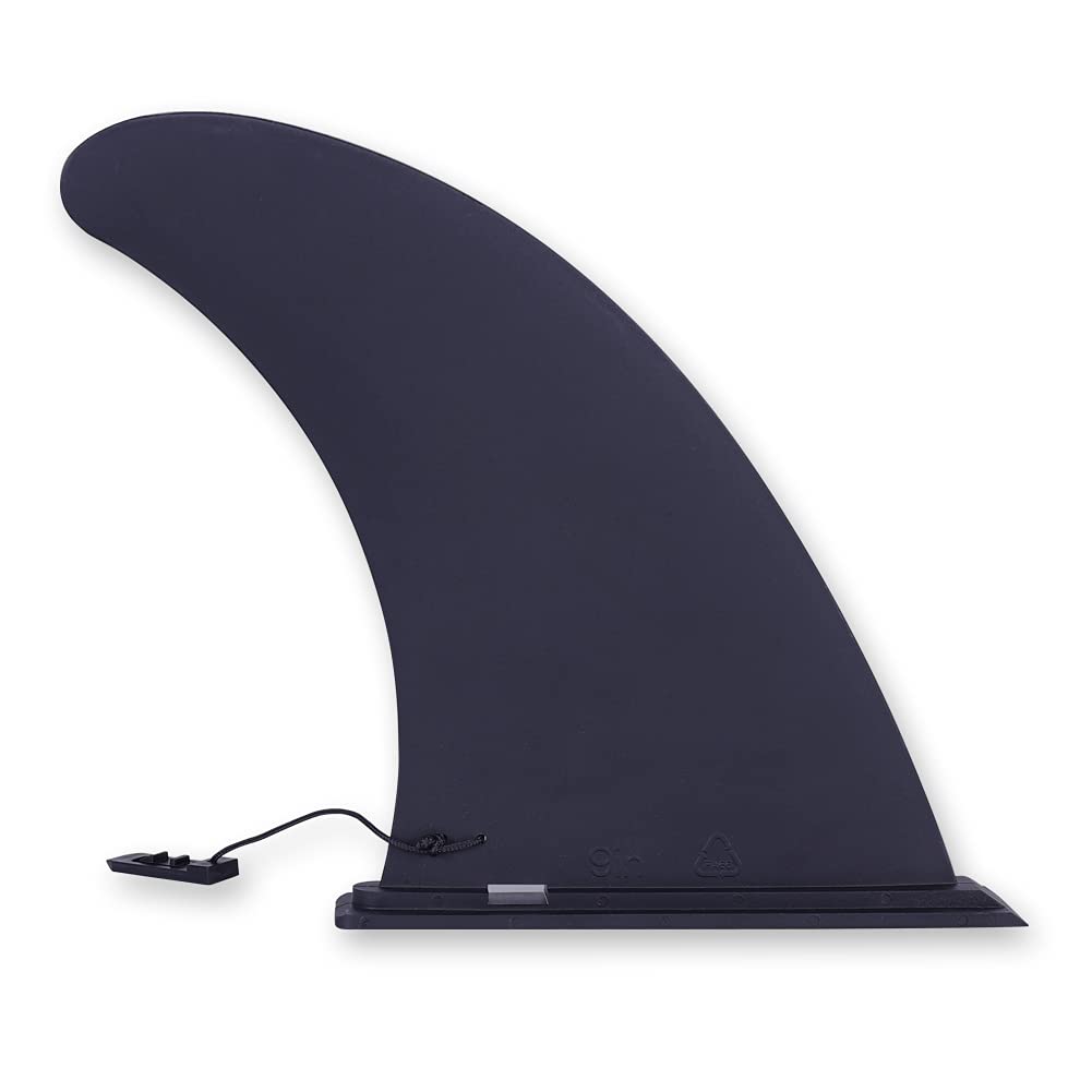 SEAPLUS Quilla de Paddle Surf, Aleta de Tabla de Surf Hinchable 9in ABS