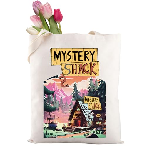 XYANFA Mystery Shack Tote Bag Cartoon TV Show Tote Bag Cartoon Fan Gift
