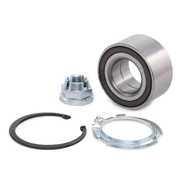 RIDEX 654W0020 Kit cuscinetto ruota con anello sensore magnetico integrato con cuscinetto ruota con bullone/vite con tappo grasso Compatibilità con VW Golf VII Hatchback 5G1, BQ1, BE1, BE2