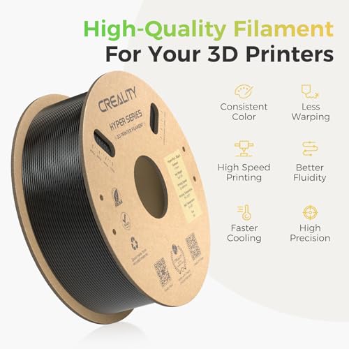 Image of Official Creality Hyper PLA Filament 3D Printer Filament-Christmas Gifts, Creality PLA 3D Printing Filament for High-Speed Printing, Dimensional Accuracy + /-0.02mm, 2.2lbs /Spool