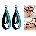 CAQYPVH 2 Pieces Pilates Double Loop Strap Double Loop Strap Portable Beginner Pilates Accessories Pilates Equipment for Fitness, Light Blue