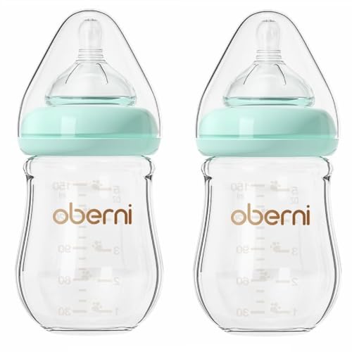 Glass Baby Bottles 2-Pack 5oz