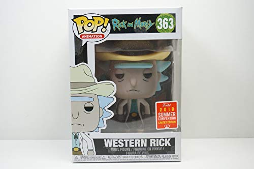 Funko Pop Rick And Morty Western Rick Summer Convention Exclusive