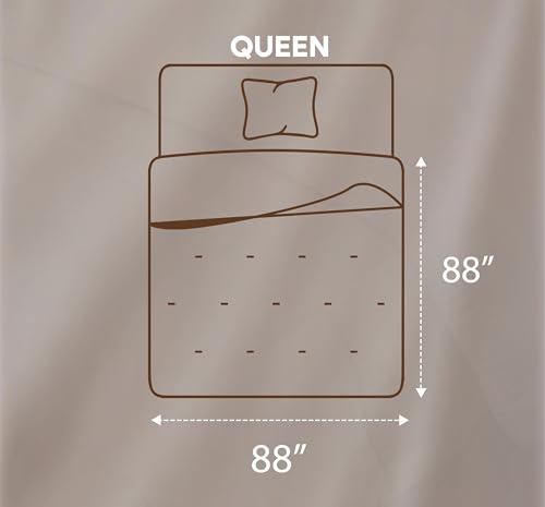 Image of Utopia Bedding All Season Down Alternative Quilted Comforter Queen Duvet Insert With Corner Tabs Machine Washable Duvet Insert Stand Alone Comforter Queen Full White