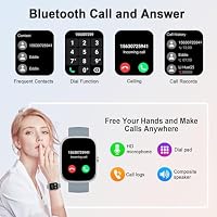 Motast Smartwatch Herren Damen,2026 1,91"HD Bluetooth-5.4-Anrufe Fitnessuhr – Ansicht 6