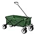 Produktbild SAMAX Bollerwagen Handwagen Gartenwagen Strandwagen Klappbar Faltbarer Bollerwagen Transportwagen Offroad - Grün