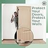 Renovators Supply Manufacturing Almond Premium Silicone Door Stopper Tips 1/4" Inner Diameter Door Stopper Bumper Caps 10 Replacement Tip Ends for Absorbing Shock Wall and Floor Protector Pack of 5 #3