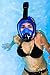 Outer Limits Full Face Snorkel Mask Adult - FullFace Snorkel Mask with Carrying Bag Included. Fog Free Panoramic Views with Easy Breathe Design and Longer Snorkel, GoPro Compatible Snorkel Gear
