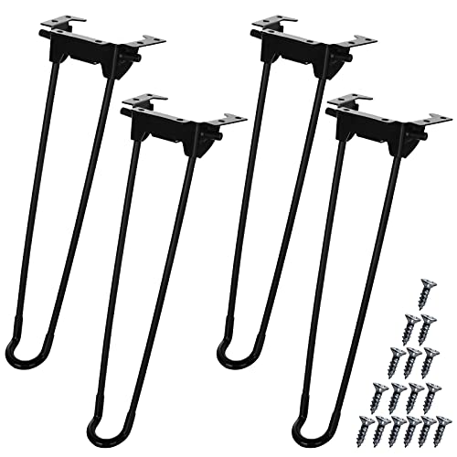 Patas de mesa plegables de 12.6 pulgadas, 4 patas de mesa de centro plegables resistentes, patas de mesa de metal fáciles de instalar para muebles, mesa de café, mesa de laptop, mini escritorio,
