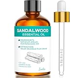 ENYORLI Sandelholzöl 100ml Ätherisches Öl mit Graduierter Pipette für Diffuser & Raumduft Warm-Holziger Duft für Yoga & DIY Ohne Zusatzstoffe