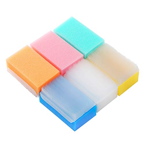 12x Brosse De Bain Bebe, BéBé Brosse Sensorielle, Brosse De Massage Du Cuir Chevelu BéBé, éPonges De Bain Pour Nouveau-Né, Brosse Sensorielle Et éPonge De Bain StéRile Brosse Double Face Cover