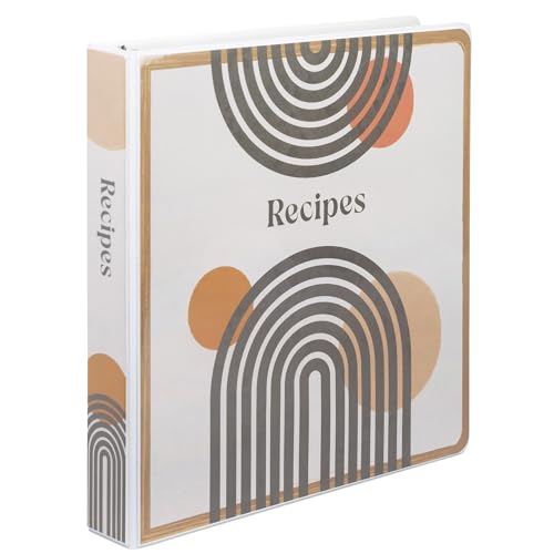 Classeur recette pleine page contre le désordre des fiches de cuisine