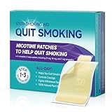 Quit Smoking 3-in-1 Nicotine Patches, Transdermal System Nicotine Patch Step Down System - 21 mg, 14 mg, 7 mg, Easy & Effective Stop Smoking Aids That Work 24hr, 60 Count.(8 Weeks Supply)