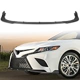 Front Bumper Lip Compatible with 2018 2019 2020 for Toyota Camry Sedan LE/SE/XLE/XSE 2020 for Toyota Camry Sedan Hybrid LE/Hybrid SE/Hybrid XLE/L/SE Nightshade/TRD/XLE Navi Glossy Black Front Lip