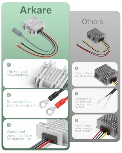 Starlink Mini 12V Adapter DC Step Up Converter 12V to 30V 3.5A Smart Boost Starlink Mini Power Supply Cable Battery Pack for RV Accessories 9-28V Input with Waterproof DC Port No Voltage Drop - Thumbnail 4