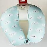 [page_title]-Kamaca Nackenhörnchen Nackenstütze Nackenkissen mit hautsympathischem Bezug universell einsetzbar stützend und praktisch für Reise (Wolke Nackenhörnchen)