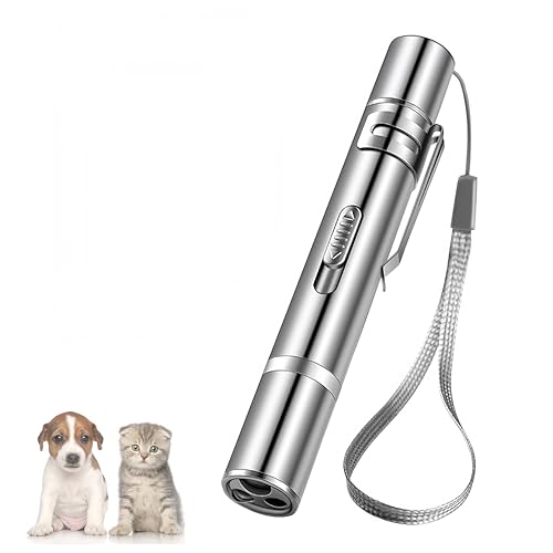 JARUFEE Cat Toys for Indoor Cats Adults Interactive Toy for Cats and Dogs Cat Toy With Led Intelligent Electric Kitten Toys for Training Chasing Practice USB charging