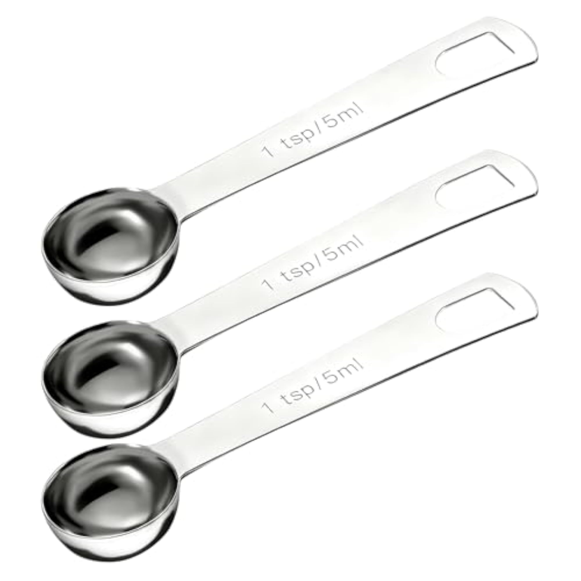 3 PCS Stainless Steel Teaspoon Measuring Spoons Set