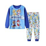 [sunkids] パジャマ キッズ 長袖 &長ズポン 上下セット 子供 秋冬 90cm～130cm 綿 可愛い柔らかい 快適 肌触りがいい (JP, 数字サイズ, 130, ブルー5)