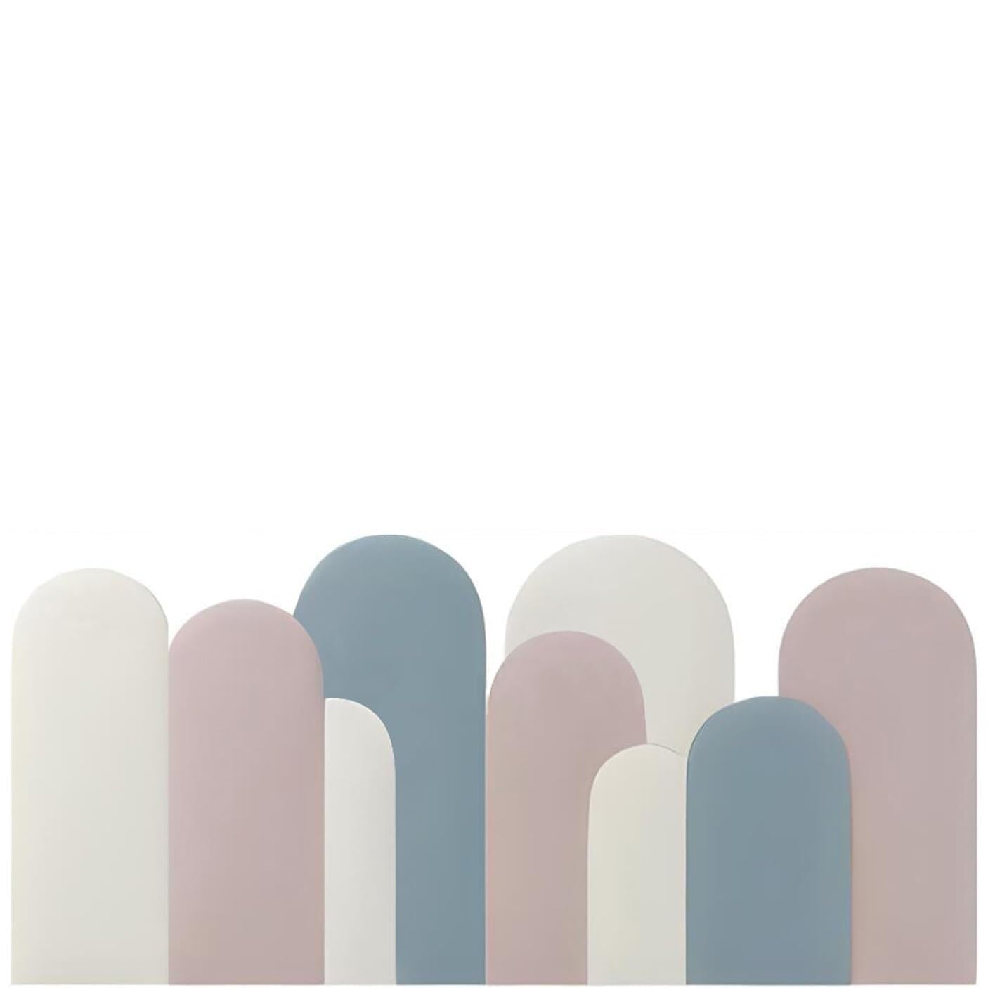 Panneaux muraux de tête lit pour chambre parentale cocon multicolore 150x70cm