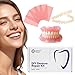 DIY Denture Kit - Full Set Fake Teeth for Top & Bottom | Functional Homemade Denture Combo | Fast Results​, Restore your confidence in your smile -J0223