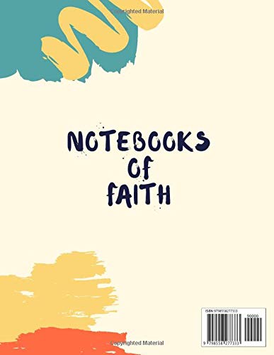 Christian Notebook, "Our faith can move mountains." Matthews 17:20. Modern Christian Journal - Image 2