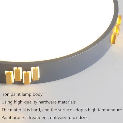 Plafonnier LED 36W circulaire avec télécommande et lumière tricolore variable - 7