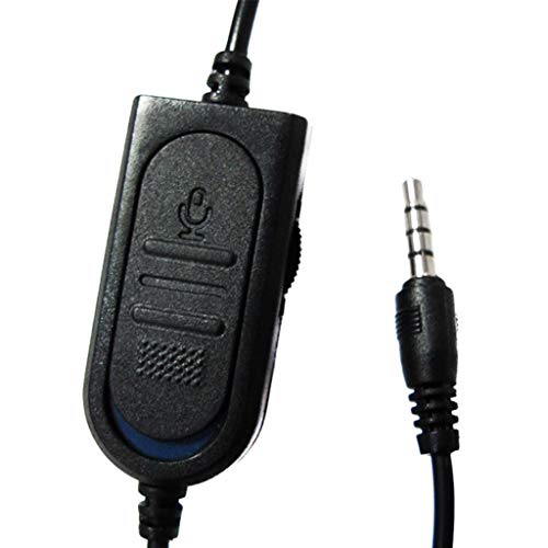 Headset Gamer com Microfone e Fone Plug P2 3,5mm Ps4 Xbox One Pc Mobile