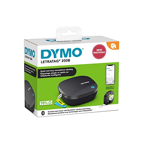 Dymo LetraTag 200B Bluetooth Label Maker, Black, Compact - Image 4